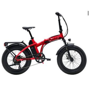 Adriatica Bug Fold 20" (Folding) E-Bike Red Hydraulic Brakes